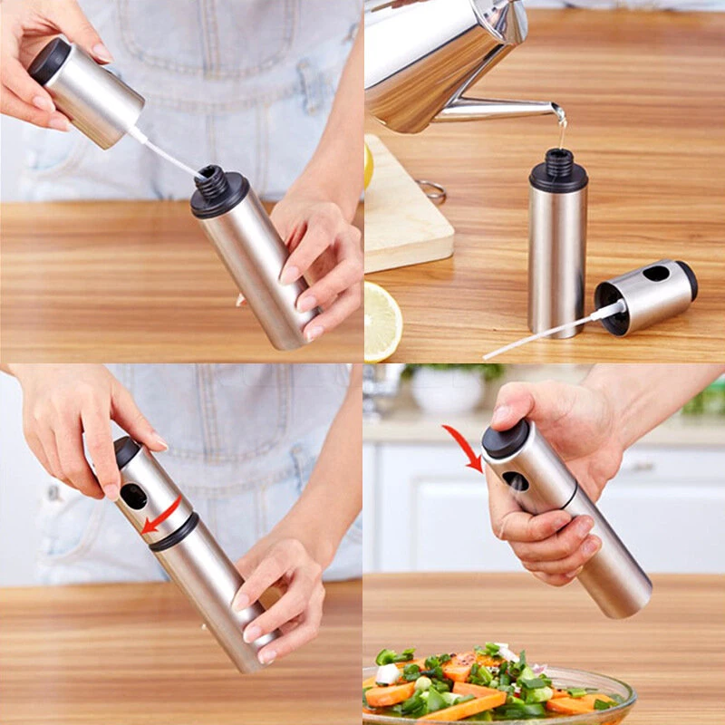 (image for) Spray Bottles Oil Sprayer Oiler Pot BBQ Barbecue Cooking Tool Can Pot Cookware Kitchen Tool ABS Olive Pump